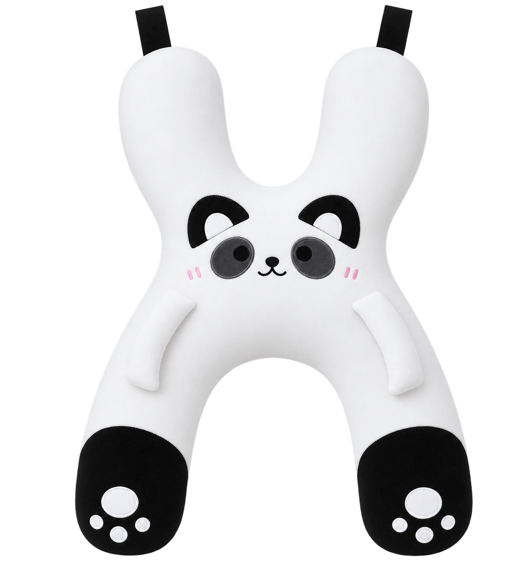 White Panda travel pillow